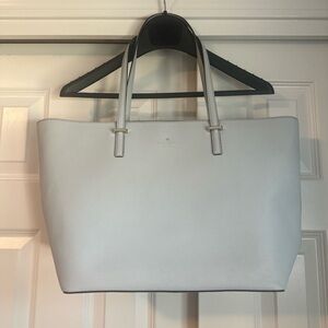 Kate Spade Light Blue Large Leather Tote